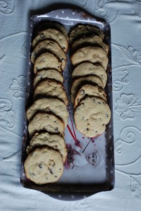Receta de cookies con chocolate y nuez